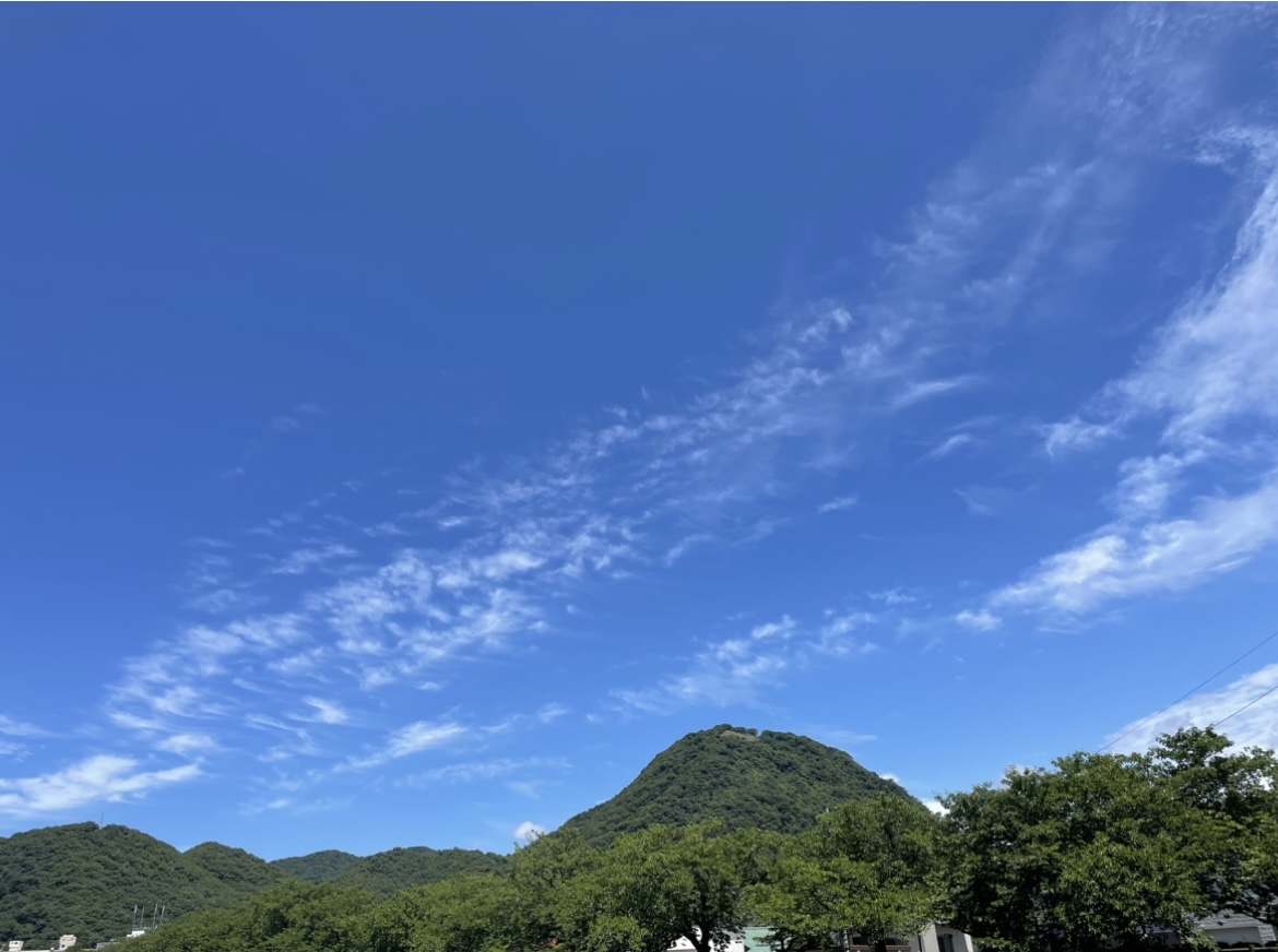 貴重な晴れ間