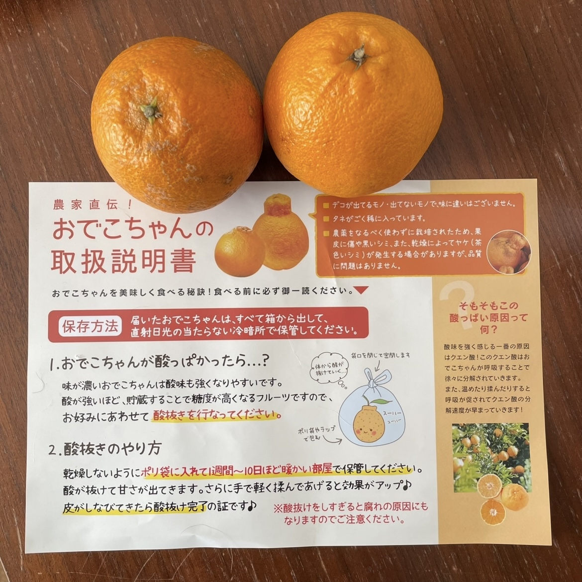 いただいた「おでこちゃん」