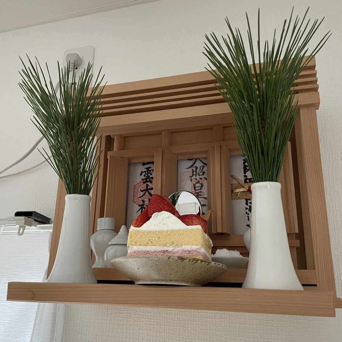 社長からいただいたケーキ